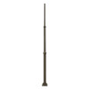 120In Decorative Pole D1 Series, 3Pc, 2.36In Tenon