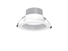 Commercial Downlight, 6", 20/18/16/14/12W, 80+ CRI, 27/30/35/40/5000K, 120-277V, 0-10V Dimming, White