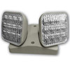 LED Outdoor Polycarbonate / Die-Cast Remote Head, Double Head, Self-Diagnostic, Thermoplastic, Gray