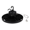 HoverBay Round Highbay, 150W, CCT Selectable, Universal Voltage 120-277 VAC, Black Housing, 6' 277V Cord and L7-15P Plug