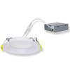 Direct Fit Slim Downlight, 5 Inch, 12W, Color Selectable, Baffle Trim