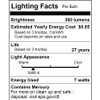 PL 7W, 3500K, 2-Pin Fluorescent U Shaped PL CFL Twin Tube Plugin Light Bulbs, G23 Base