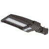 LED Area Light, Shoebox, 60W, 120-277V, 5000K, Dark Bronze, Type III, Photocell, 5PIN