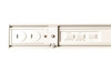 Architectural 4' LED Strip, CCT and Power Selectable, 50W, 6100 Lumens, Dimmable, Black, White