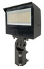 LED Flood Light, 60/80/100W, 3000K/4000K/5000K, Built-in Photocell, Slip Fitter and Yoke Mount