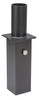 Square Single Pole to Tenon Adapter, Pole Tenon Size 3", Bronze Finish