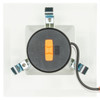 4" Performance LED Recessed Retrofit Downlight, 7 Watt, CCT Selectable, White, Square Baffle Trim