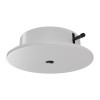 Old-Work Recessed Ceiling Canopy with Junction Box for CMC Cylinders, White (Except CMC9)