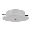 Old-Work Recessed Ceiling Canopy with Junction Box for CMC Cylinders, White (Except CMC9)