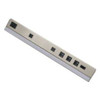 Angled Power Strip & Undercabinet Light, 1 Receptacle, Multi-Color Temperature, 13"