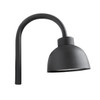 12" Dome Light, Flat Lens, 120-277V, Dual Dimming, 24W/32W/40W, Top-Of-Pole Mount Bell Arm, MCTP