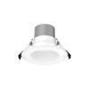 4" Round Commercial 5 CCT & 5 Wattage Selectable, White Trims Silver Reflector