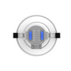 4" Round Commercial 5 CCT & 5 Wattage Selectable, Matte White and Alzak Trim
