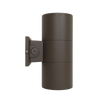 UP/DN Cylinder Luminaire, 900/700/600 Lumens, 3K/4K/5K Selectable