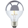 4.5W G25 Dimmable LED Bulb, 2700K, Silver Bowl Reflector