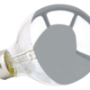 4.5W G25 Dimmable LED Bulb, 2700K, Silver Bowl Reflector