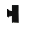 4” Wall Square Cylinder Up/Down Light, 13W, 3000K-4000K, Black