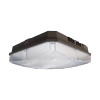 Viewpoint Medium Canopy, 9,000/11,000/14,000 Lumen Select, Diffuse Medium Lens, 30K/40K/50K Selectable, Bronze Finish