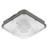 Viewpoint Medium Canopy, 9,000/11,000/14,000 Lumen Select, Diffuse Medium Lens, 30K/40K/50K Selectable, Bronze Finish