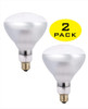 Cyber Tech Lighting 250W R40 Clear Infrared Heat Lamp, 2 Pack