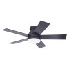 Westgate WFL Series Ceiling Fan, 42in, 5-Blade, Matte Black Housing & Blades, Remote Control, Selectable CCT