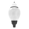 Westgate GPA Series LED Acorn Area Light, 37" Size, 80W|100W|150W Wattage Selectable, 3000K|4000K|5000K CCT Selectable, Black Finish