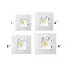 1" Interlocking Mesh Spare for LT25470~90 Series, Square, Snap-Off, Trimless Finish