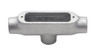 Garvin Industries TB3M, 1" Threaded TB Type Rigid Conduit Body, Malleable Iron, Zinc Plated, Aluminum Enameled