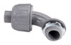 Garvin Industries 90° Liquidtight Connector, 3/4", Gray Nylon