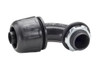 Garvin Industries 90° Liquidtight Connector, Black Nylon, 1-1/4 Inch