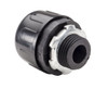 Garvin Industries Straight Liquidtight Connector, 3/4", Black Nylon, P472B