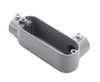 Garvin Industries LR4SS, 1-1/4" LR Type Combination Conduit Body, Copper-Free Aluminum, NPT Tapered Hubs, Powder Coat Finish