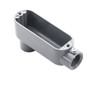 Garvin Industries LB4SS, 1-1/4" LB Type EMT and Rigid Combination Conduit Body, Copper-Free Aluminum, Powder Coat Finish