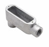 Garvin Industries LB4M, 1-1/4" Threaded LB Type Conduit Body, Malleable Iron, Zinc Plated, Aluminum Enameled