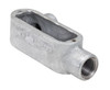 Garvin Industries LL10MHDG, 4" Threaded LL Type Rigid Conduit Body, Hot Dip Galvanized, Malleable Iron