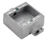 Garvin Industries FSC22MHDG, FS Cast Device Double Gang Box, Dual Hub, Heavy Duty, 3/4", Hot Dip Galvanized