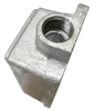 Garvin Industries FSC2MHDG, FS Cast Device Box, Single Gang, Dual Hub, Heavy Duty, 3/4", Hot Dip Galvanized