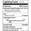 26W Double U-Shaped Twin Tube CFL Bulbs, 3500K Neutral White, 4-Pin G24Q-3 Base (10 Pack)
