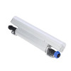 Sēnik Rio Rigid Media Bar, 1ft, RGB+3000K, 7W, 152Lm, Silver, DMX/RDM, IP66