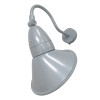 11in Angled Gooseneck LIGHT,3CCT 18/26/35W, 0-10V, Photocell, Black