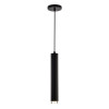 Sunpark P602D-A-5 LED Pendant, 49W, 3500lm, 120-277V, 3000K|4000K, Black, Bubble Crystal Glass