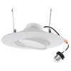 Best Lighting MODGR6-10L-KFS, 6" Gimbal Downlight, 1000lm, 120V, 2700K|3000K|3500K|4000K|5000K, >90 CRI, Kelvin Selectable