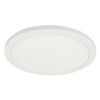 LED Disk Light, 11.82" Diameter, 24W, 5CCT, E26 Base, White Finish