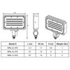 Best Lighting MPAL-4L-KFS, Multi-Purpose Area Light, 4000lm, Field Selectable CCT 3500K|4000K|5000K, Knuckle Mount
