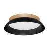 Westgate FMLB Series 9" Flush Mount LED Ceiling Light, 18W, 120V, Selectable CCT (2700K|3000K|3500K|4000K|5000K), 1440lm, CRI ≥90, TRIAC Dimming, White/Gold or Black/Gold Finish