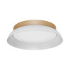 FMLB Series 12" Flush Mount LED Ceiling Light, Multi CCT (2700K|3000K|3500K|4000K|5000K), 24W, 2000lm, TRIAC Dimming, White/Gold or Black/Gold Finish