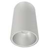 Westgate CMC Series 12" Commercial Ceiling Cylinder, Multi Wattage (60W|80W|100W), Multi CCT (3000K|4000K|5000K), Dimmable, Silver Finish
