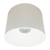 8" Square Indoor Cylinder, Multi Wattage 30W|40W|50W, Selectable CCT 3000K|4000K|5000K, White or Black