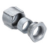 Garvin Industries 851, 1/2" 3-Piece Coupling, Malleable Iron, Zinc Plated, For Threaded Rigid or IMC Conduit