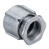 Garvin Industries 851, 1/2" 3-Piece Coupling, Malleable Iron, Zinc Plated, For Threaded Rigid or IMC Conduit